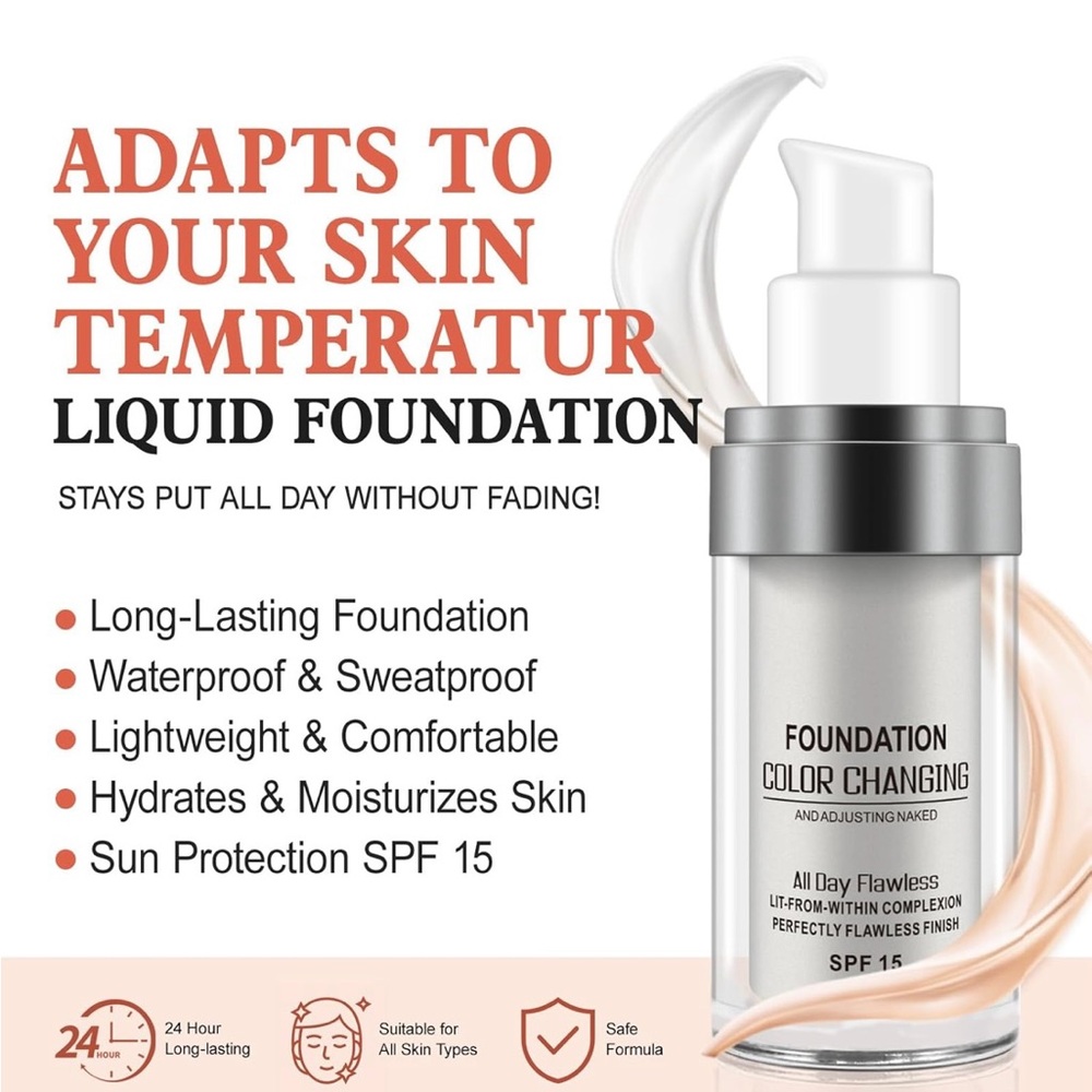 Color Changing Foundation - Cream